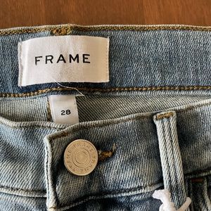 FRAME
LE HIGH STRAIGHT RAW JEANS
LHSTRA801-ALEMANY